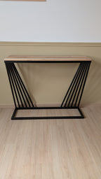 Console design acier & bois