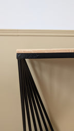 Console design acier & bois